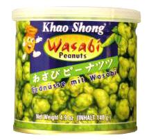 Geröstete grüne Erbsen & Wasabi